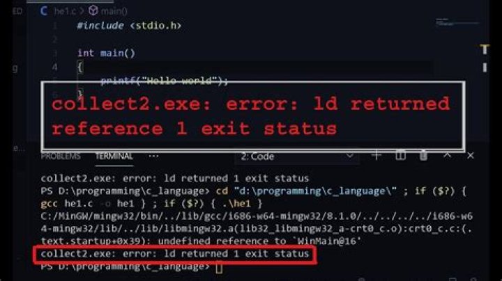What is error id returned 1 exit status?