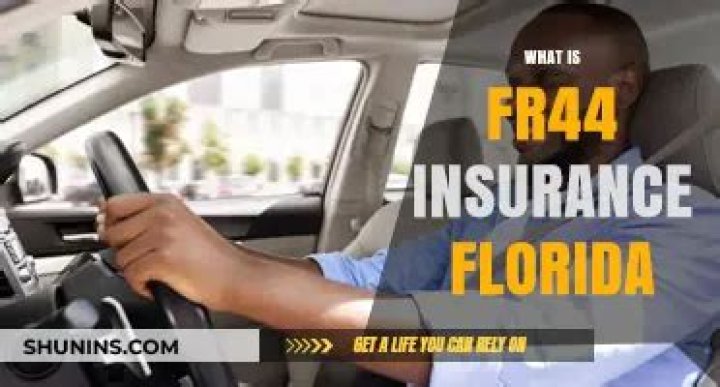 What is FR-44 insurance Florida?