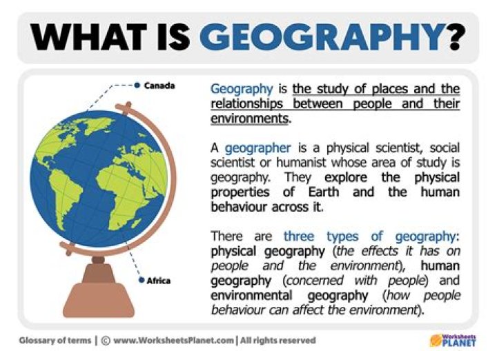 What is geography CXC?
