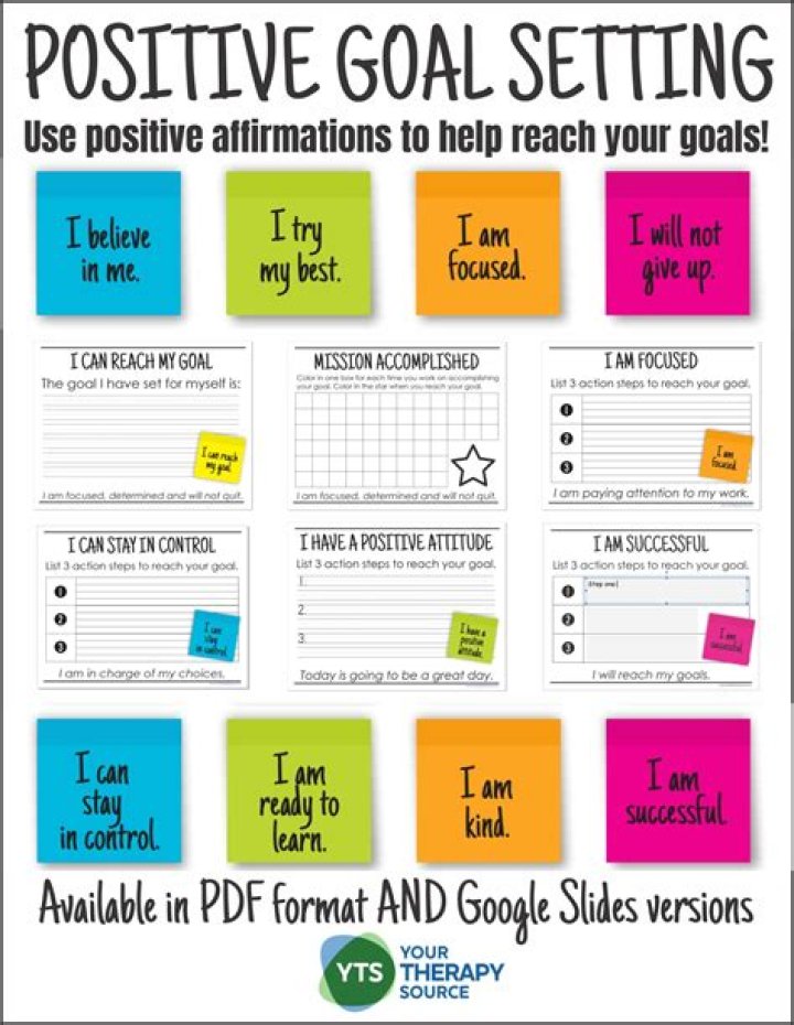 What is goal setting for elementary students?