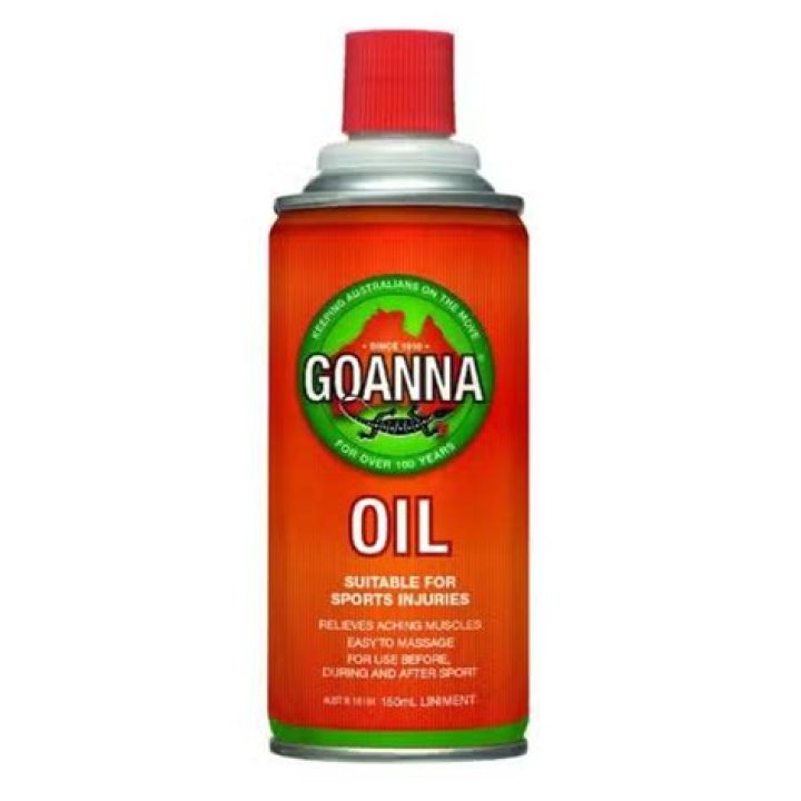 What is goanna oil good for?