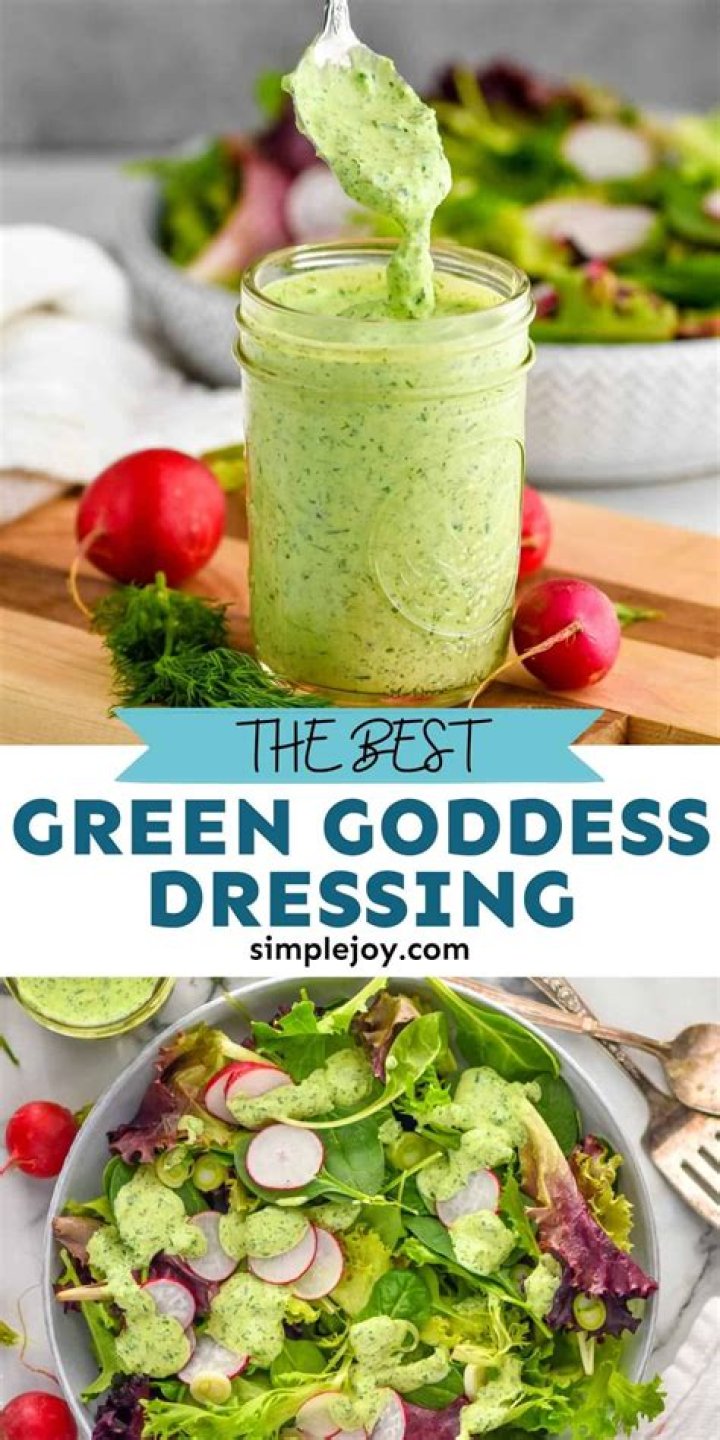 What is Goddess dressing made of?
