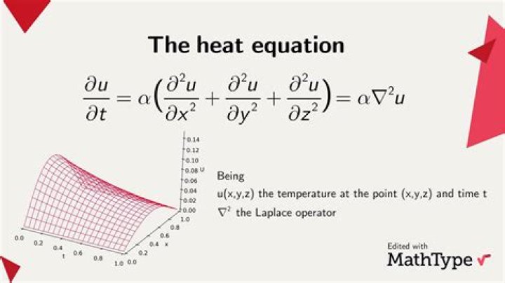 What is heat equation in PDE?