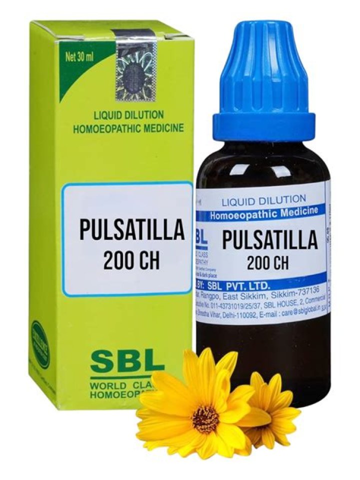 What is homeopathic pulsatilla good for?
