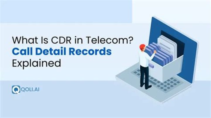 What is in a call detail record?