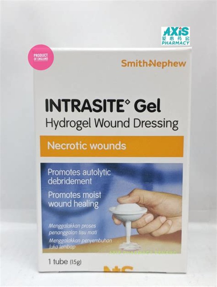What is Intrasite gel made of?