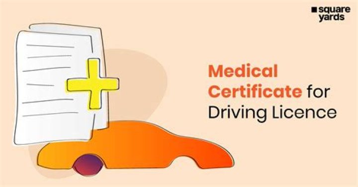 What is involved in a medical for driving licence?