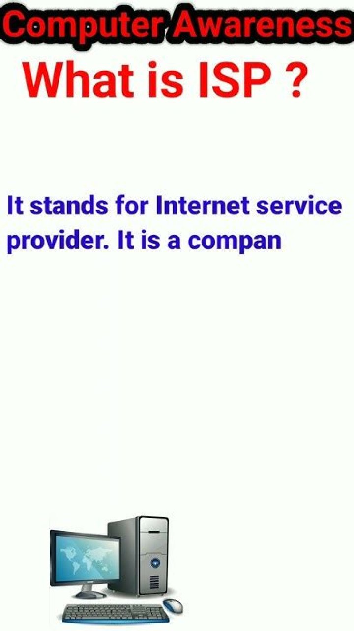 What is ISP computer?