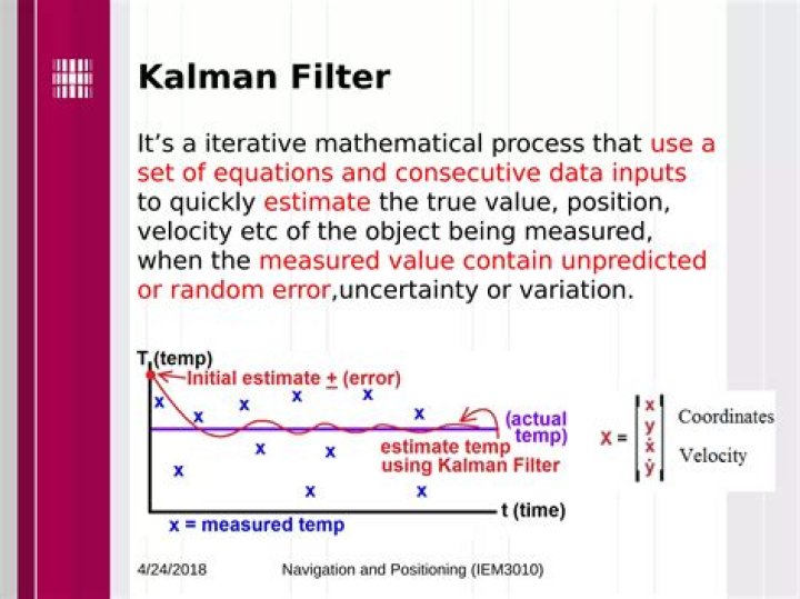 What is Kalman filter object tracking?