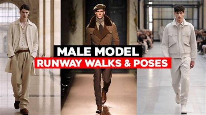 What is male model walk called?