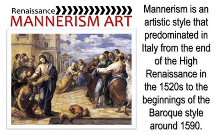 What is Mannerism art style?