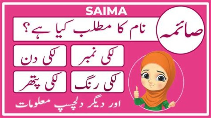 What is meaning of Saima in Urdu?