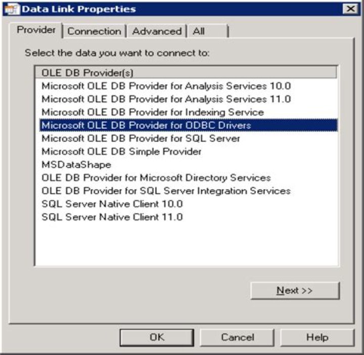 What is Microsoft OLE DB Provider for Oracle?