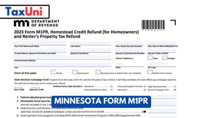 What is Minnesota form m1nc?