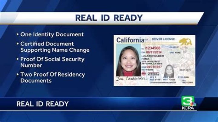 What is needed for REAL ID?