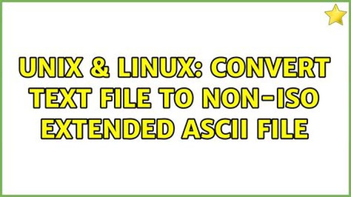 What is non iso extended ASCII text?