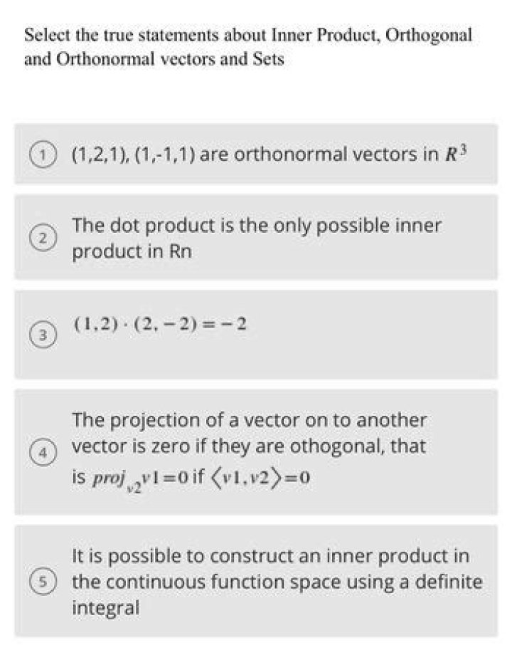 What is orthogonal in inner product space?