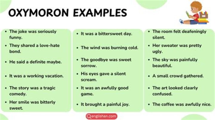 What is oxymoron in simple words?