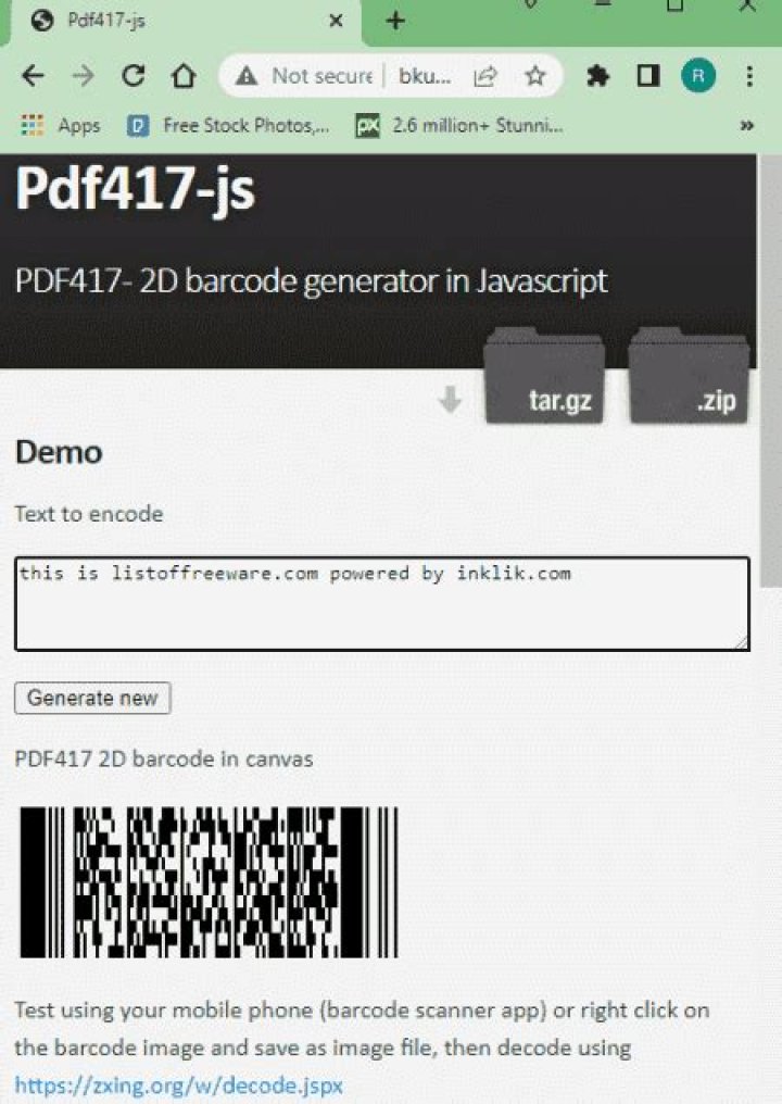 What is PDF417 barcode generator?