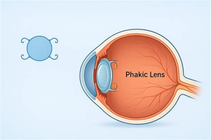 What is phakic lens used for?