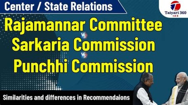 What is rajamannar Commission?