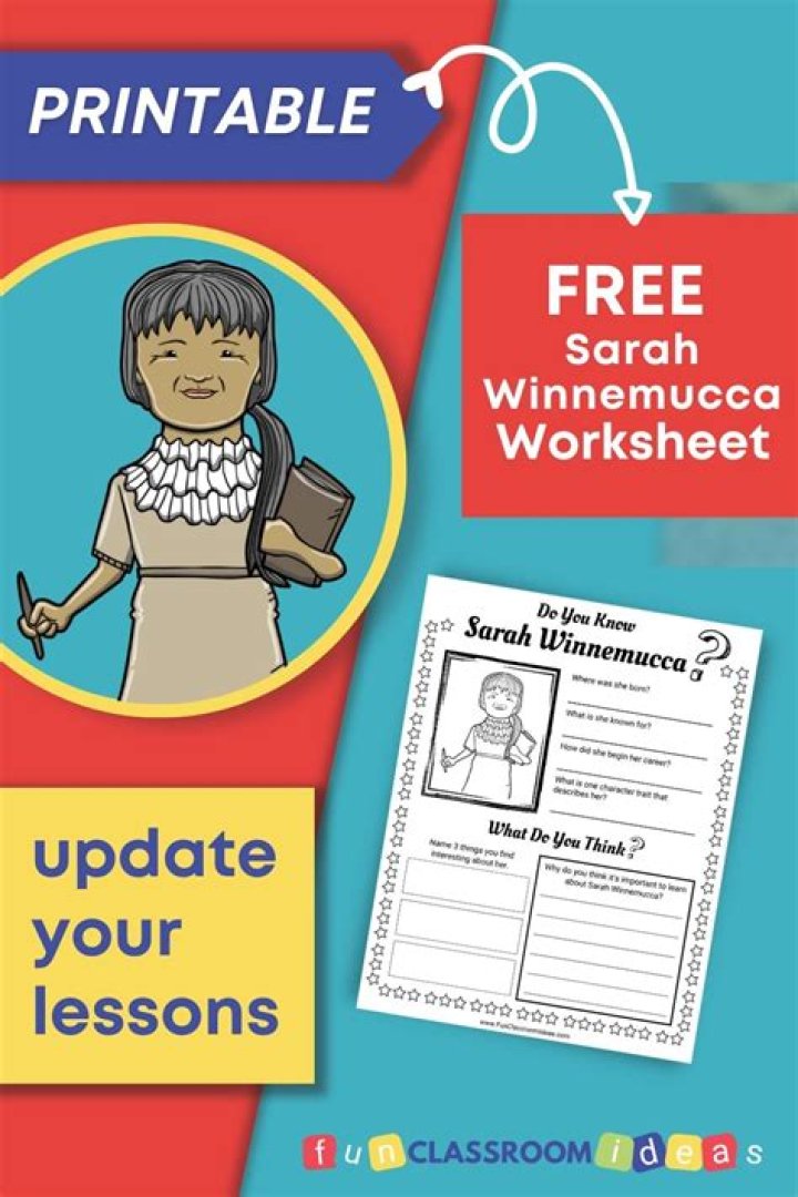What is Sarah Winnemucca famous for?