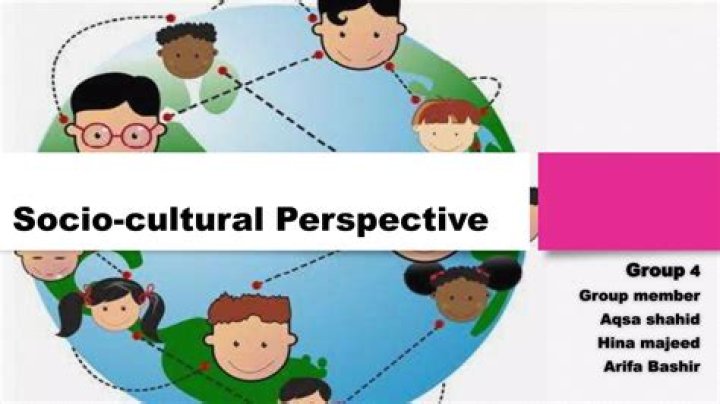 What is sociocultural perspective in education?