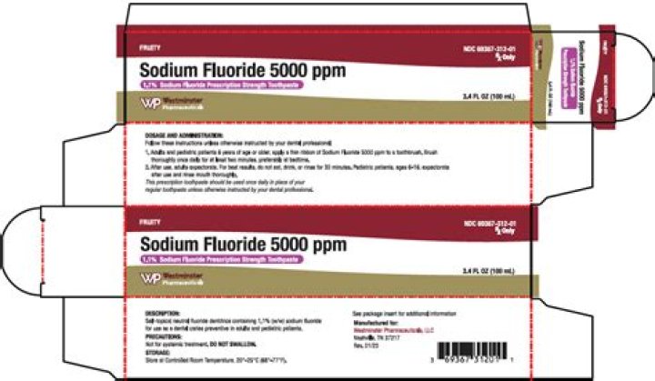 What is sodium fluoride in blood?