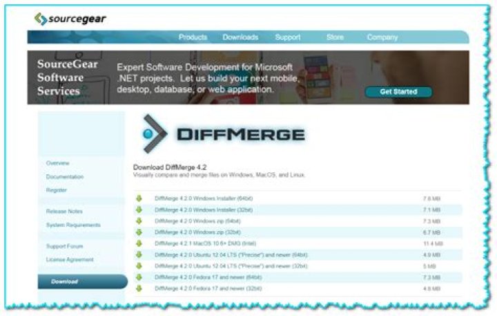 What is SourceGear DiffMerge?