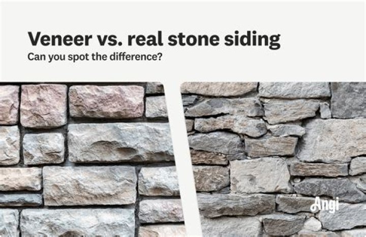 What is stone or brick veneer?