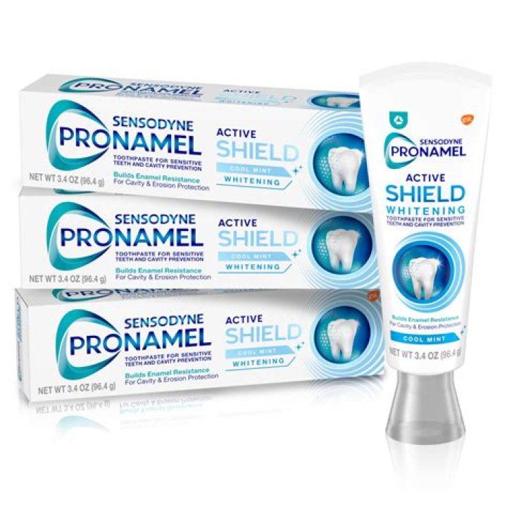 What is the active ingredient in Sensodyne Pronamel?