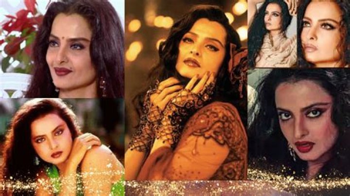 What is the age of Rekha film star?