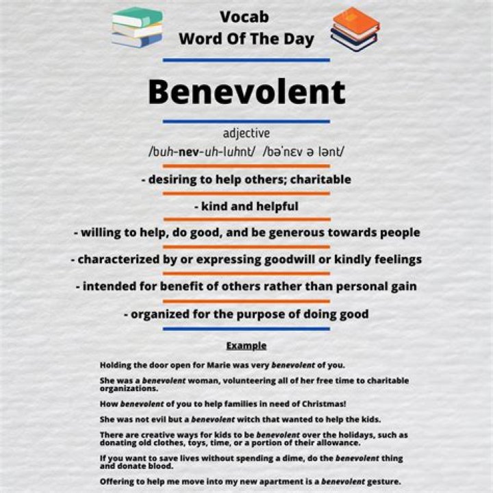 What is the antonyms of the word benevolent?
