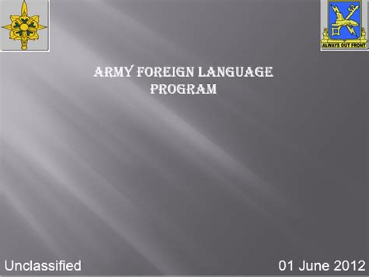 What is the Army language Program?