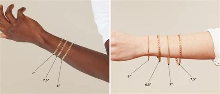 What is the average bracelet size for a woman Pandora?