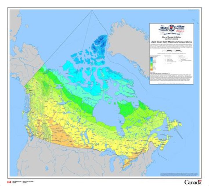 What is the average Canadian temperature?