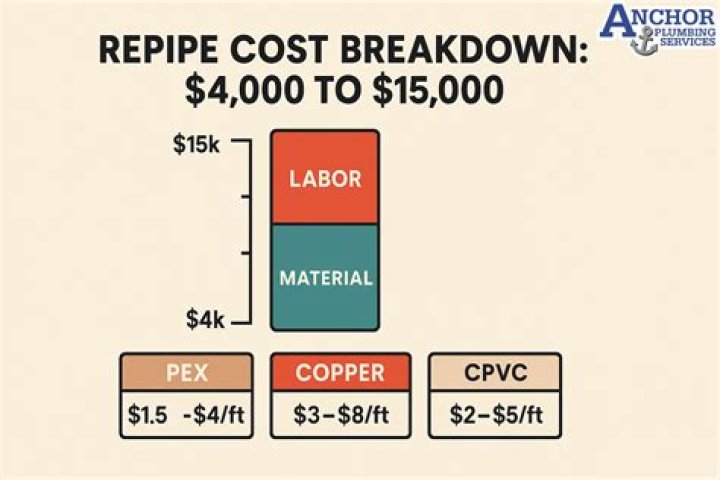 What is the average cost of a repipe?