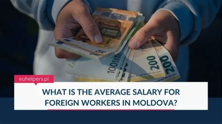 What is the average salary in Moldova?