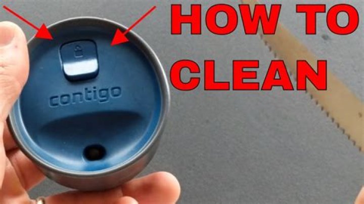 What is the best way to clean a Contigo lid?