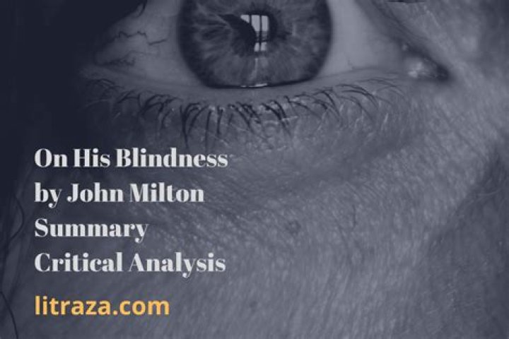 What is the conclusion of the poem On His Blindness?