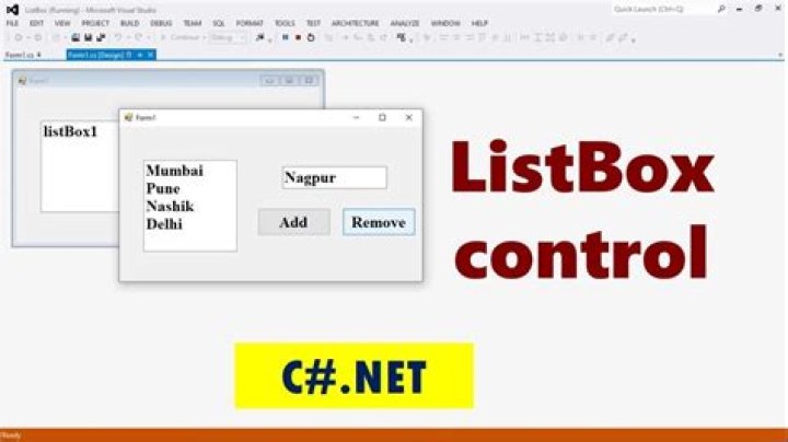 What is the correct syntax to insert item in a ListBox control in window form?