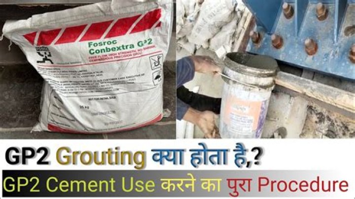 What is the curing time of GP2 cement?