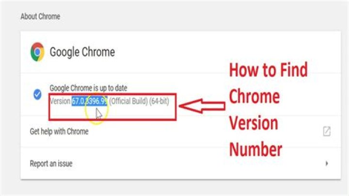 What is the current version number of Google Chrome?