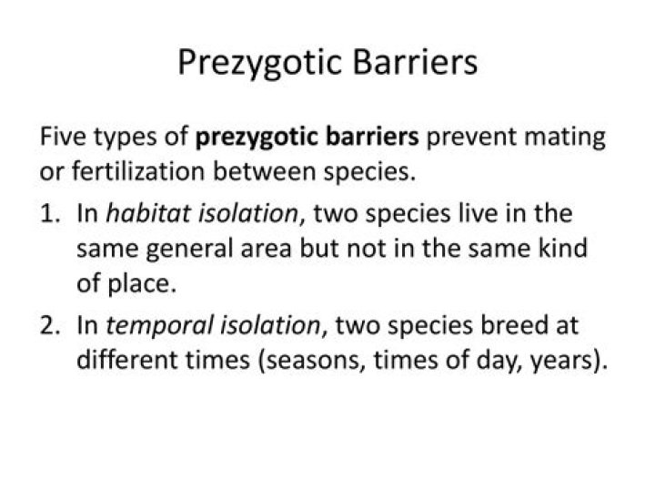 What is the definition of Prezygotic?