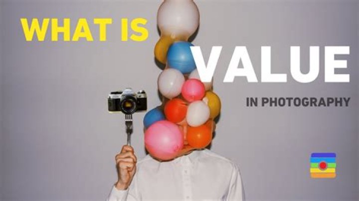 What is the definition of value in photography?