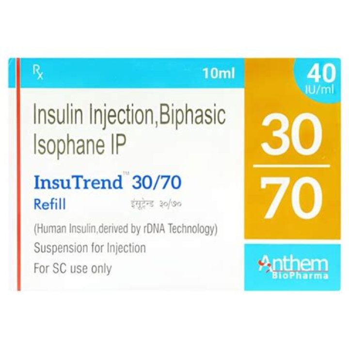 What is the difference between 70/30 insulin and 30 70 insulin?