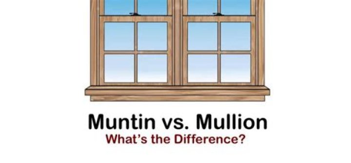 What is the difference between a mullion and a muntin?