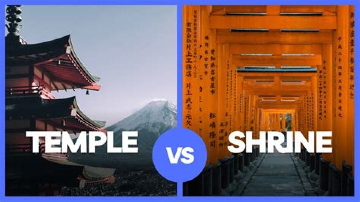 What is the difference between a shrine and a temple?