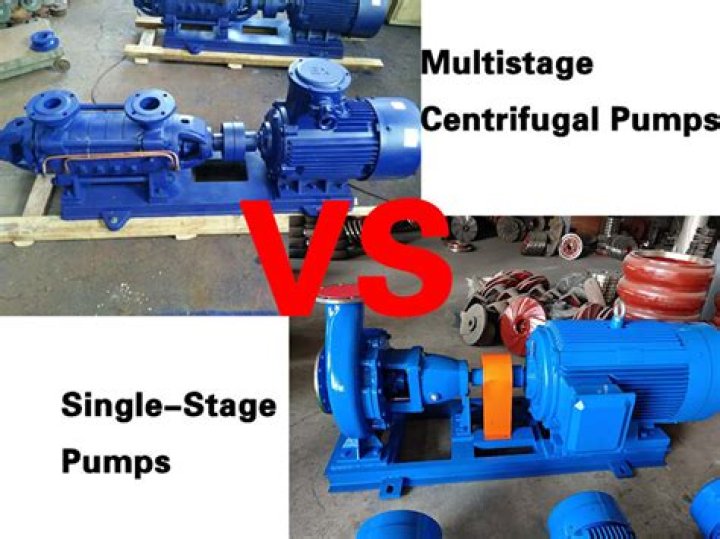 What is the difference between a single stage pump and a multistage pump?