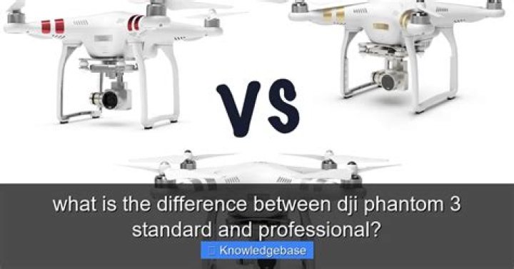 What is the difference between Phantom 3 Advanced and professional?